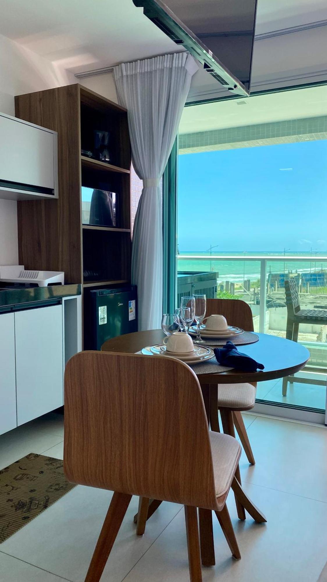 Rn Premium Ap 116, Wi-fi, Piscina, Tv 43, 30m Do Mar Apartamento